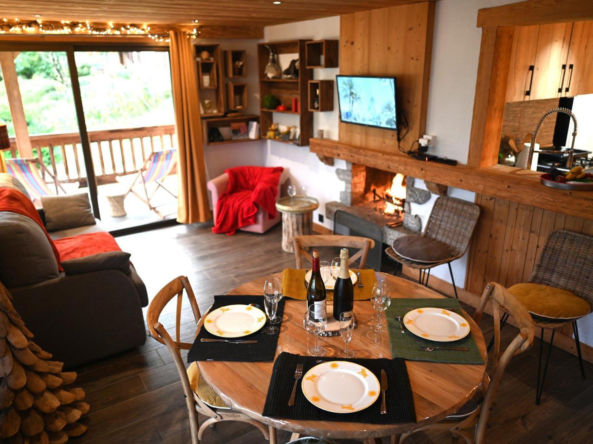 Appartement 2 Chambres Proche Pistes Avec Balcon Et Parking - Fr-1-459-181 ラ・クリュサ エクステリア 写真